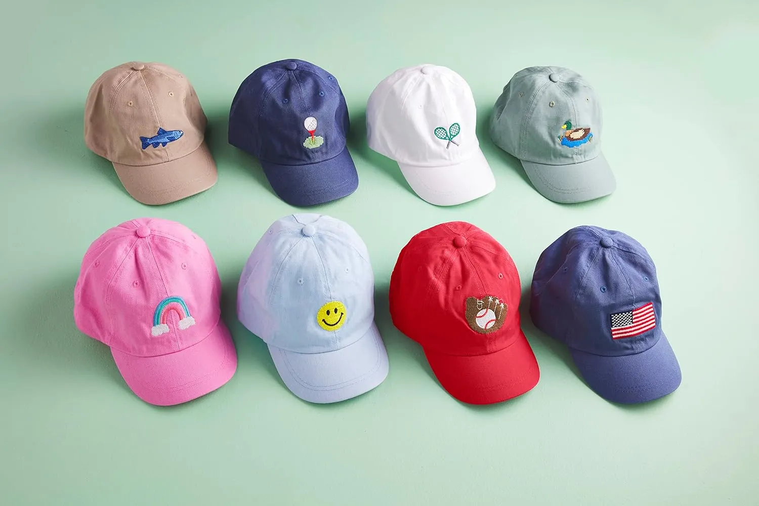 Mud Pie Children's Embroidered Hat; One Size Fits Most