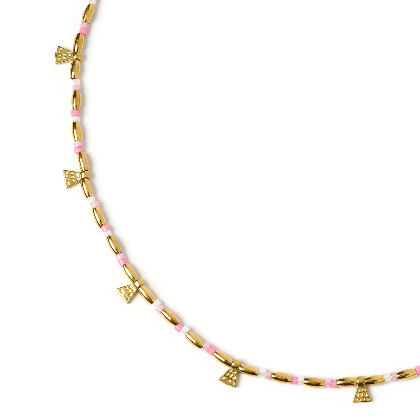 Natalia Gold Necklace - Peony