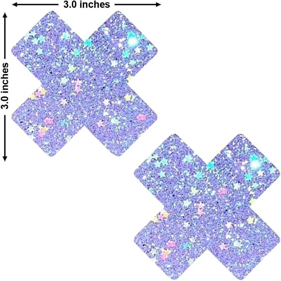 Neva Nude X Factor Nipztix Pasties Nipple Covers for Raves Parties, Medical Grade Adhesive, Waterproof, Made in USA