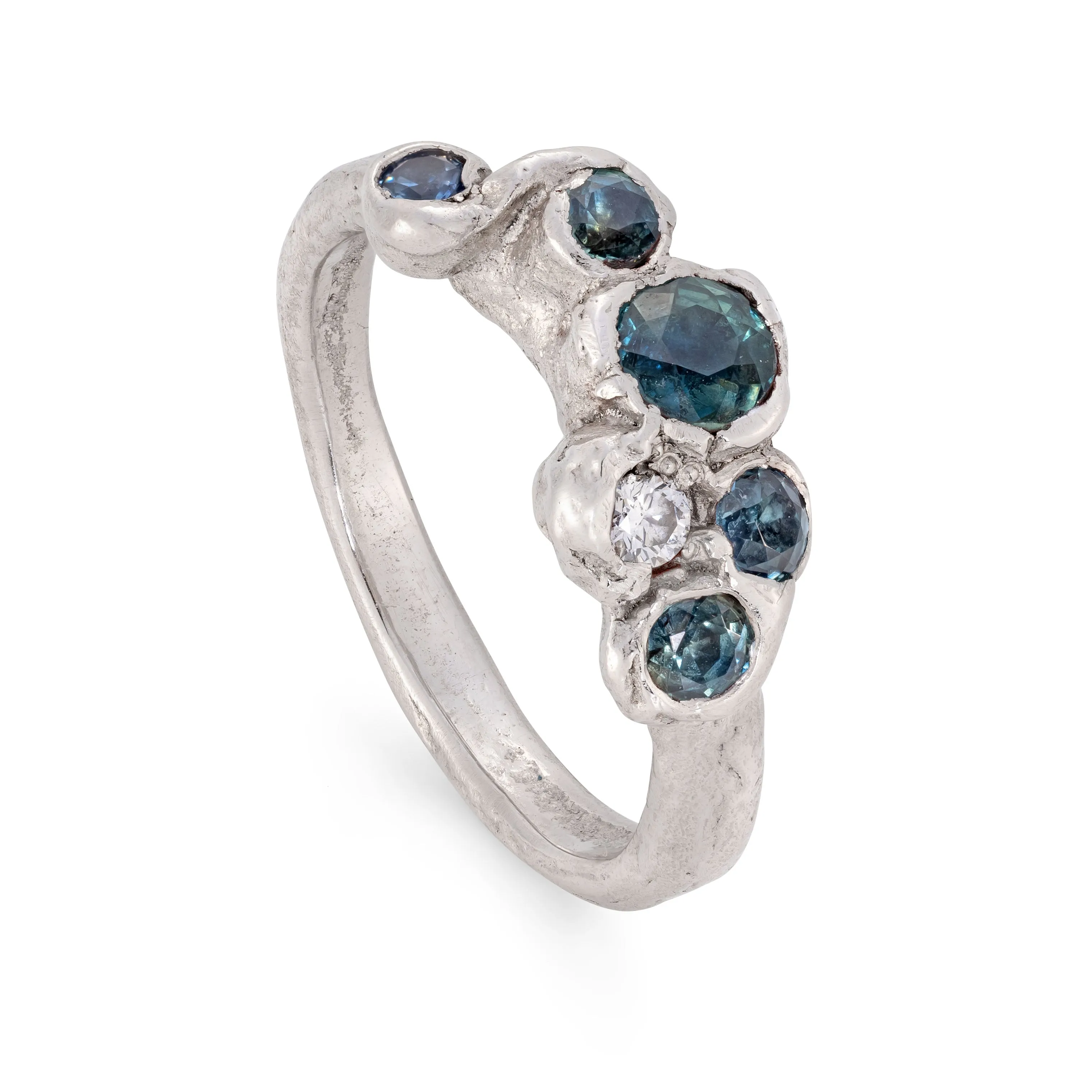 Ocean Stone Sea Whorl Ring