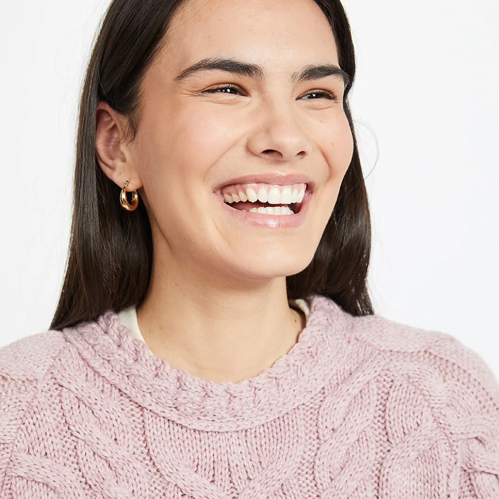 Pink Supersoft Crew Neck Sweater