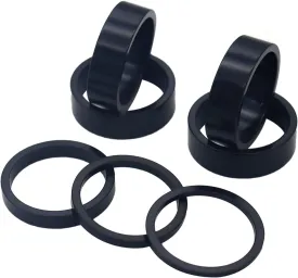 PLATT Bike Headset Spacer Aluminium Alloy Bicycle Stem Headset Spacers Fit 1 1/8-Inch Stem for MTB BMX Road Bikes 2/3/5/10mm(7PCS)