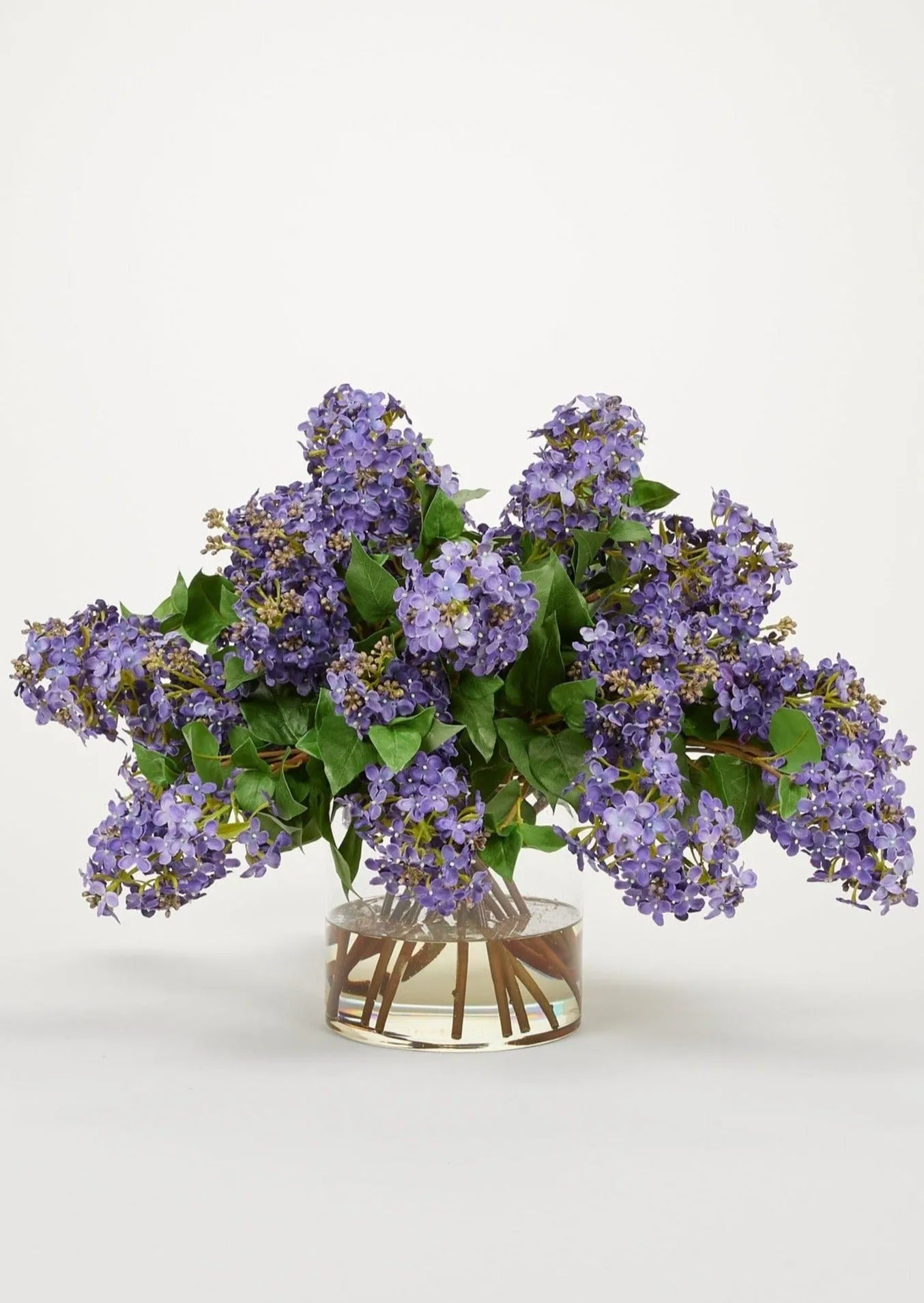 Purple Faux Lilac Arrangement - 18"