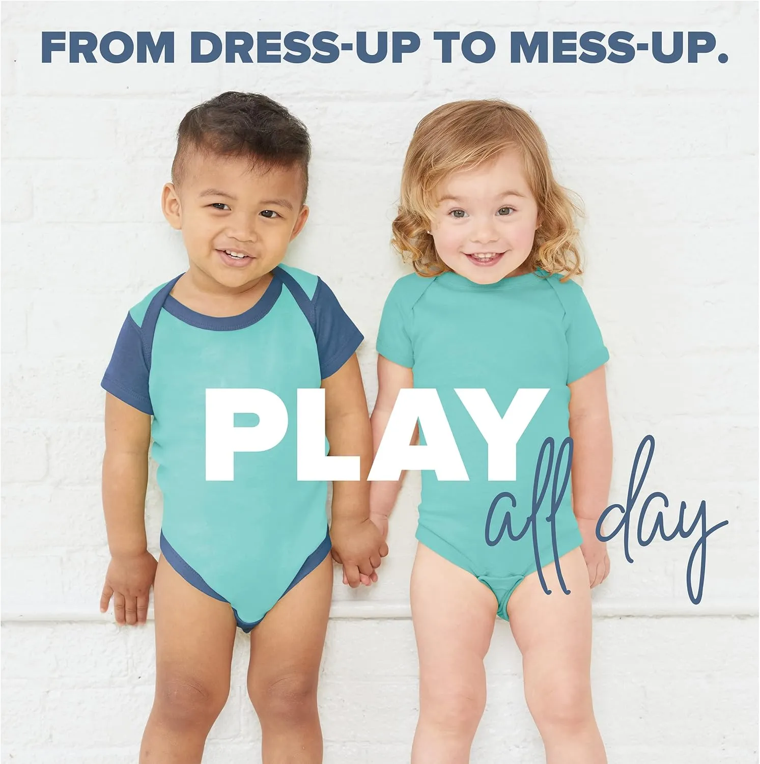 RABBIT SKINS Baby Bodysuit Girl & Boy | Newborn 0-3 Months to 24 Months 5-Pack Bulk Set, Snap Easy Closure