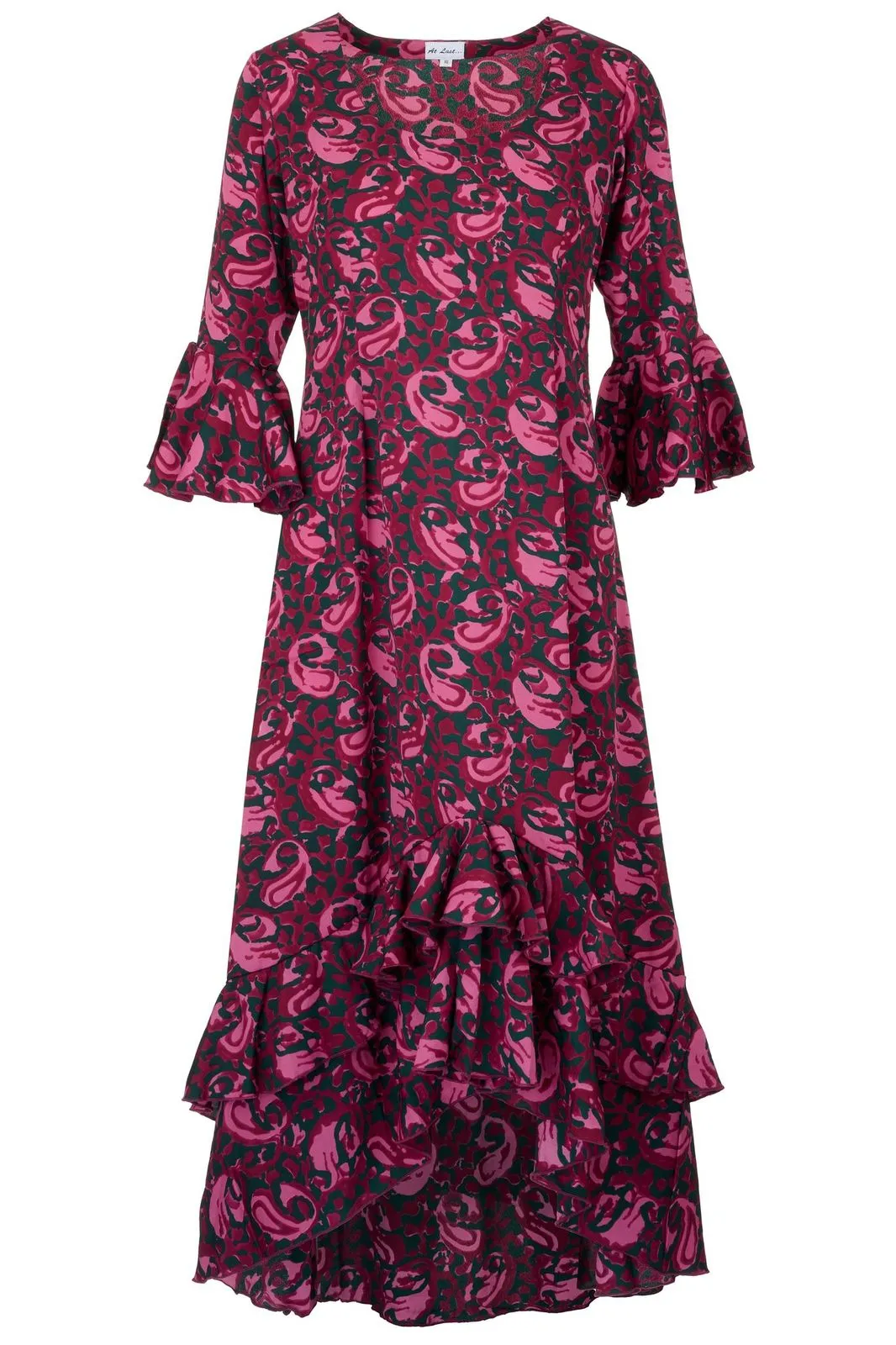 Victoria Midi Dress in Candy Floss Swirl