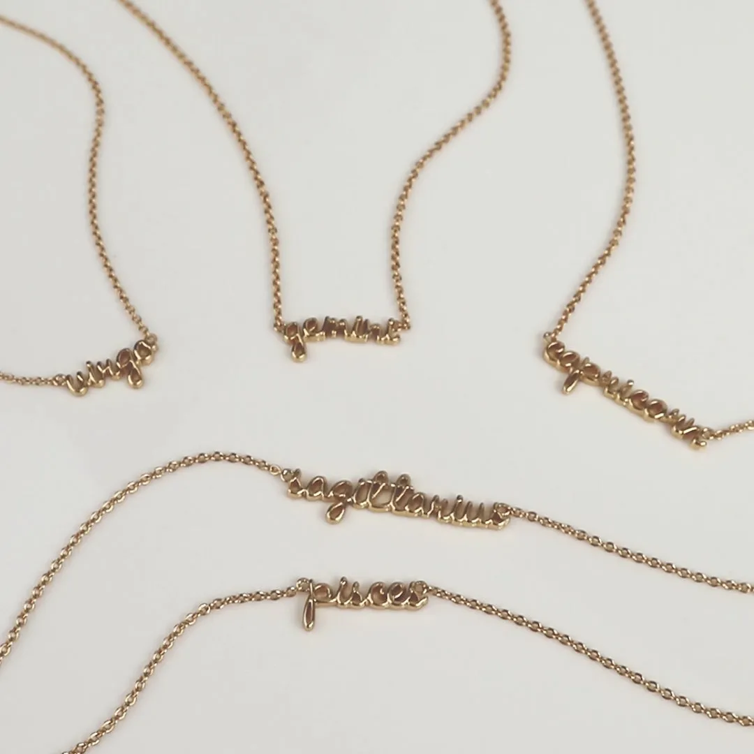 Virgo Gold Necklace