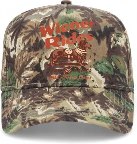 Weiner Dog Rides Vintage Trucker Hat | Premium Snapback Hat for Men & Women