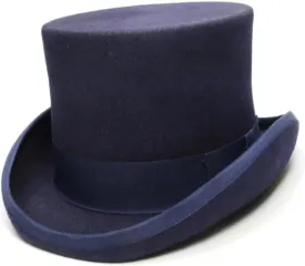 Women's Men's Wool Felt High Top Hat Vintage Magician Hat Bowler Hat Topper Hats for Women Men Red S